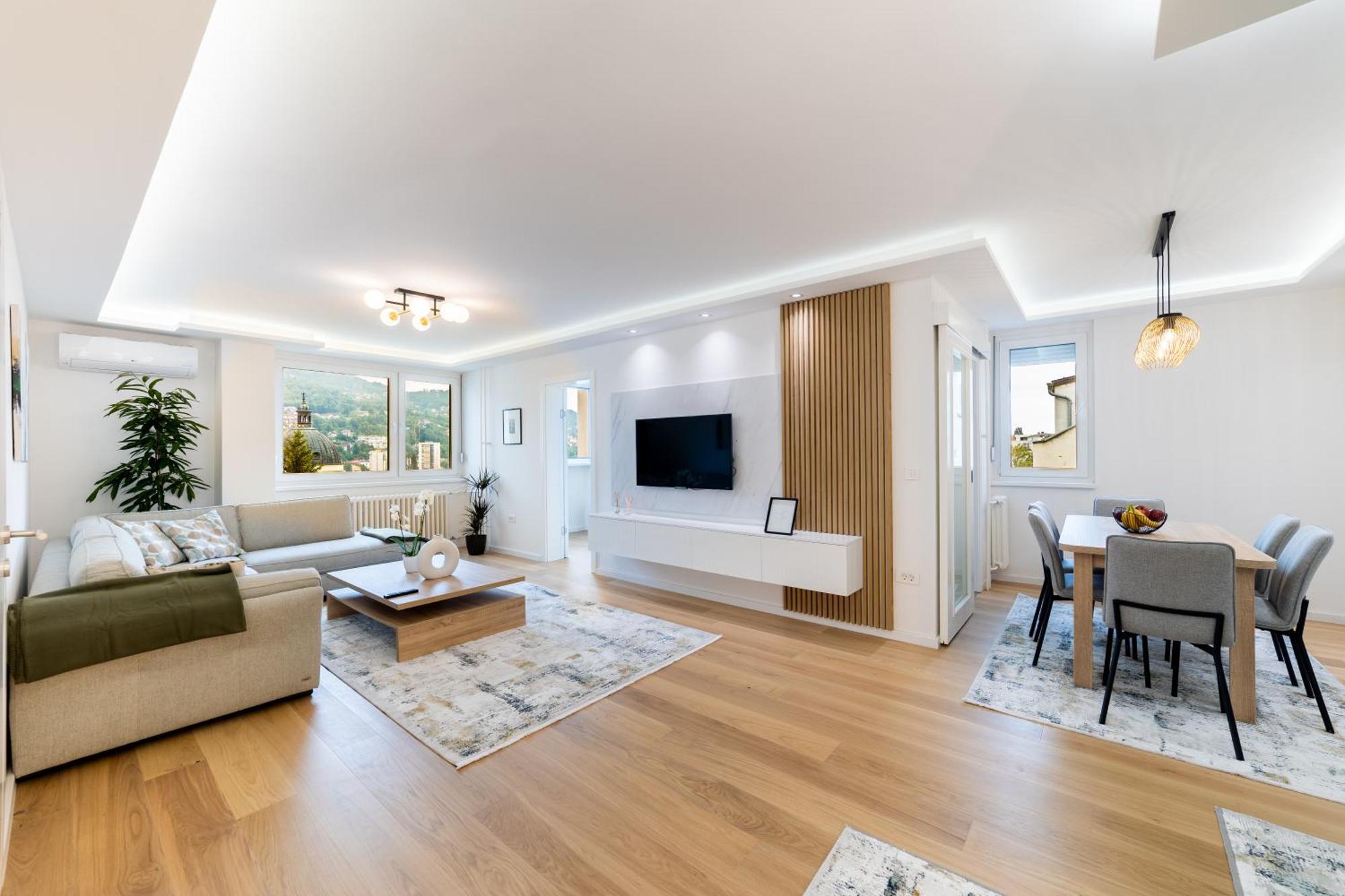 Old Town Heaven 3-Bedroom Apartment With Balcony 사라예보 외부 사진